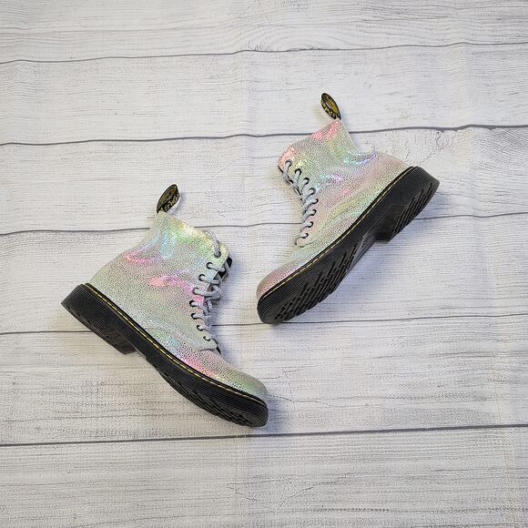 3 Dr. Martens Multi Glitter 1460 Pascal Y Boots - Picture 1 of 10